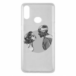 Чехол для Samsung A10s Retro Wanda and Vision - PrintSalon