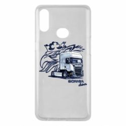 Чехол для Samsung A10s Scania watercolor art - PrintSalon