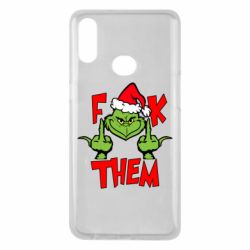Чехол для Samsung A10s The grinch f*ck them - PrintSalon