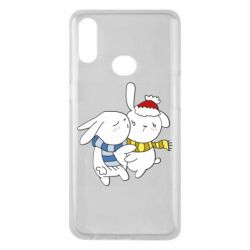 Чехол для Samsung A10s Зайцы - PrintSalon