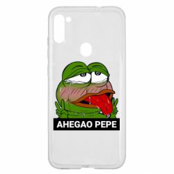 Чехол для Samsung A11/M11 Аhegao PePe - PrintSalon