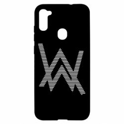 Чехол для Samsung A11/M11 Alan Walker logo stripes - PrintSalon