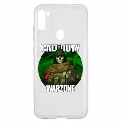 Чехол для Samsung A11/M11 Call of duty Warzone ghost green background - PrintSalon