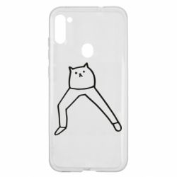 Чехол для Samsung A11/M11 Cat in pants - PrintSalon