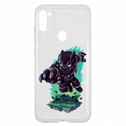 Чохол для Samsung A11 / M11 Cute Black panther-PrintSalon Чохол для Samsung A11 / M11 Cute Black panther