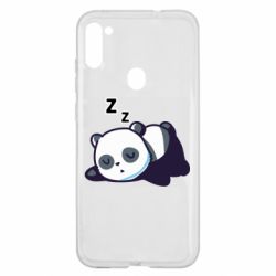 Чехол для Samsung A11/M11 Cute panda sleeping - PrintSalon