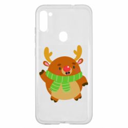 Чехол для Samsung A11/M11 Deer in a scarf - PrintSalon