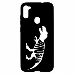 Чохол для Samsung A11 / M11 Dinosaur text - PrintSalon