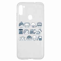 Чехол для Samsung A11/M11 Doctor who icons - PrintSalon
