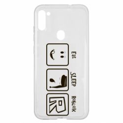 Чохол для Samsung A11 / M11 Eat Sleep Roblox - PrintSalon