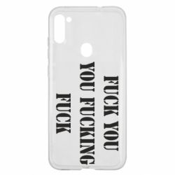 Чехол для Samsung A11/M11 Fuck you fucking fuck