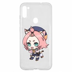 Чехол для Samsung A11/M11 Genshin Impact chibi Diona - PrintSalon
