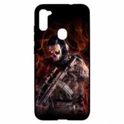 Чехол для Samsung A11/M11 Ghost On Fire - PrintSalon