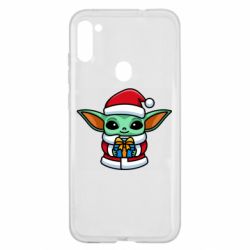 Чехол для Samsung A11/M11 Grogu Santa Claus - PrintSalon