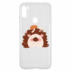 Чехол для Samsung A11/M11 Hedgehog with mushrooms - PrintSalon