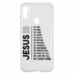 Чехол для Samsung A11/M11 Jesus is - PrintSalon