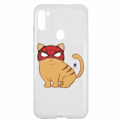 Чехол для Samsung A11/M11 Кот паук - PrintSalon