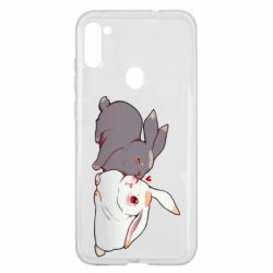 Чехол для Samsung A11/M11 Кролики Вэй и Лань - PrintSalon