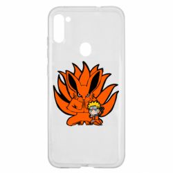 Чехол для Samsung A11/M11 Kurama And Naruto - PrintSalon