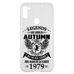 Чехол для Samsung A11/M11 Легенды рождаются. Ваш месяц год рождения (англ.) - PrintSalon
