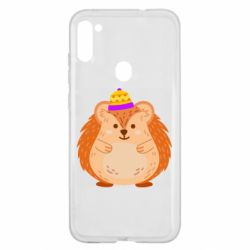 Чехол для Samsung A11/M11 Little hedgehog in a hat - PrintSalon
