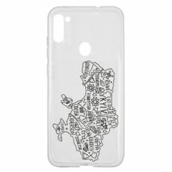 Чехол для Samsung A11/M11 Map Ukraine - PrintSalon
