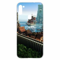 Чехол для Samsung A11/M11 Minecraft beautiful town - PrintSalon