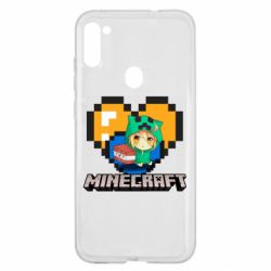 Чохол для Samsung A11 / M11 Minecraft Girl - PrintSalon