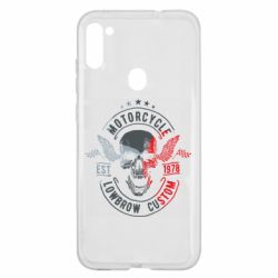 Чехол для Samsung A11/M11 Moto skull - PrintSalon