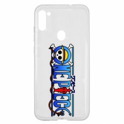 Чехол для Samsung A11/M11 One Piece Logo Skull - PrintSalon