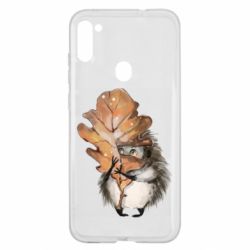Чехол для Samsung A11/M11 Осенний ежик - PrintSalon