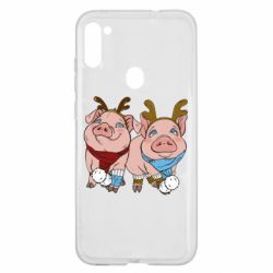 Чехол для Samsung A11/M11 Pigs - PrintSalon