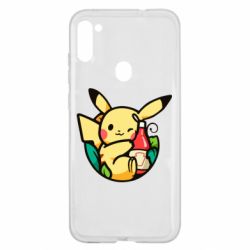 Чехол для Samsung A11/M11 Pikachu with ketchup - PrintSalon