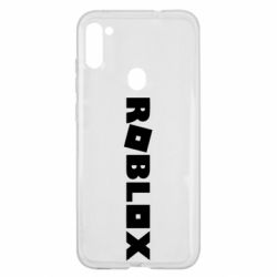Чехол для Samsung A11/M11 Roblox inscription - PrintSalon