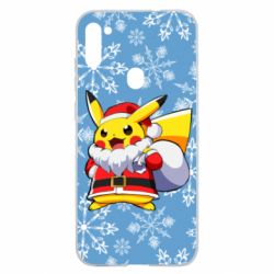 Чохол для Samsung A11 / M11 Santa Claus Pikachu - PrintSalon