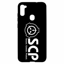 Чохол для Samsung A11 / M11 SCP logo text - PrintSalon