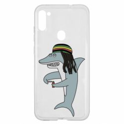 Чехол для Samsung A11/M11 Shark Rastaman - PrintSalon