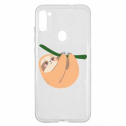 Чехол для Samsung A11/M11 Sloth on a branch - PrintSalon