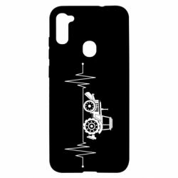 Чехол для Samsung A11/M11 Трактор импульс - PrintSalon