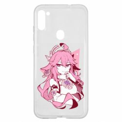 Чехол для Samsung A11/M11 Yae Miko portrait - PrintSalon