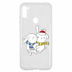 Чехол для Samsung A11/M11 Зайцы - PrintSalon