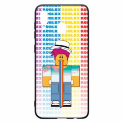 Чехол для Samsung A20 3D Roblox Rainbow - PrintSalon