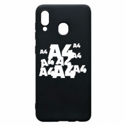 Чехол для Samsung A20 A4 Pattern - PrintSalon