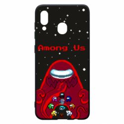 Чохол для Samsung A20 Among us pixels - PrintSalon