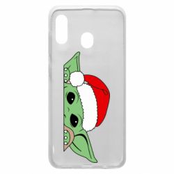 Чохол для Samsung A20 Baby Yoda Santa - PrintSalon