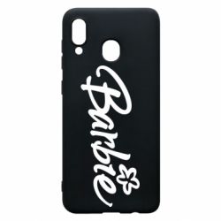 Чехол для Samsung A20 Barbie Logo - PrintSalon