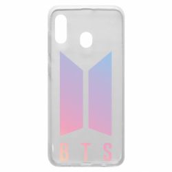 Чехол для Samsung A20 BTS gradient logo - PrintSalon