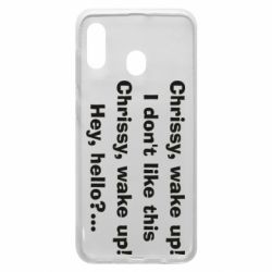 Чехол для Samsung A20 Chrissy, wake up - PrintSalon