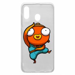 Чехол для Samsung A20 Dancing Fishstick - PrintSalon
