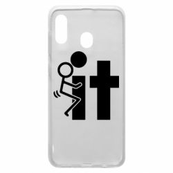 Чехол для Samsung A20 F*ck with IT - PrintSalon